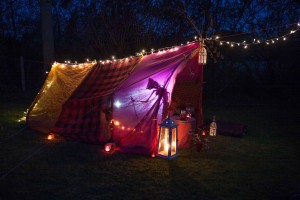 fairy washing line tent night shaddow puppet show-4